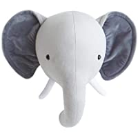 Purplert Adornos para Habitaciones de niños - Decoración de Pared con Cabeza de Conejito de Elefante